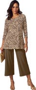 Jessica London Stretch Knit Swing Tunic