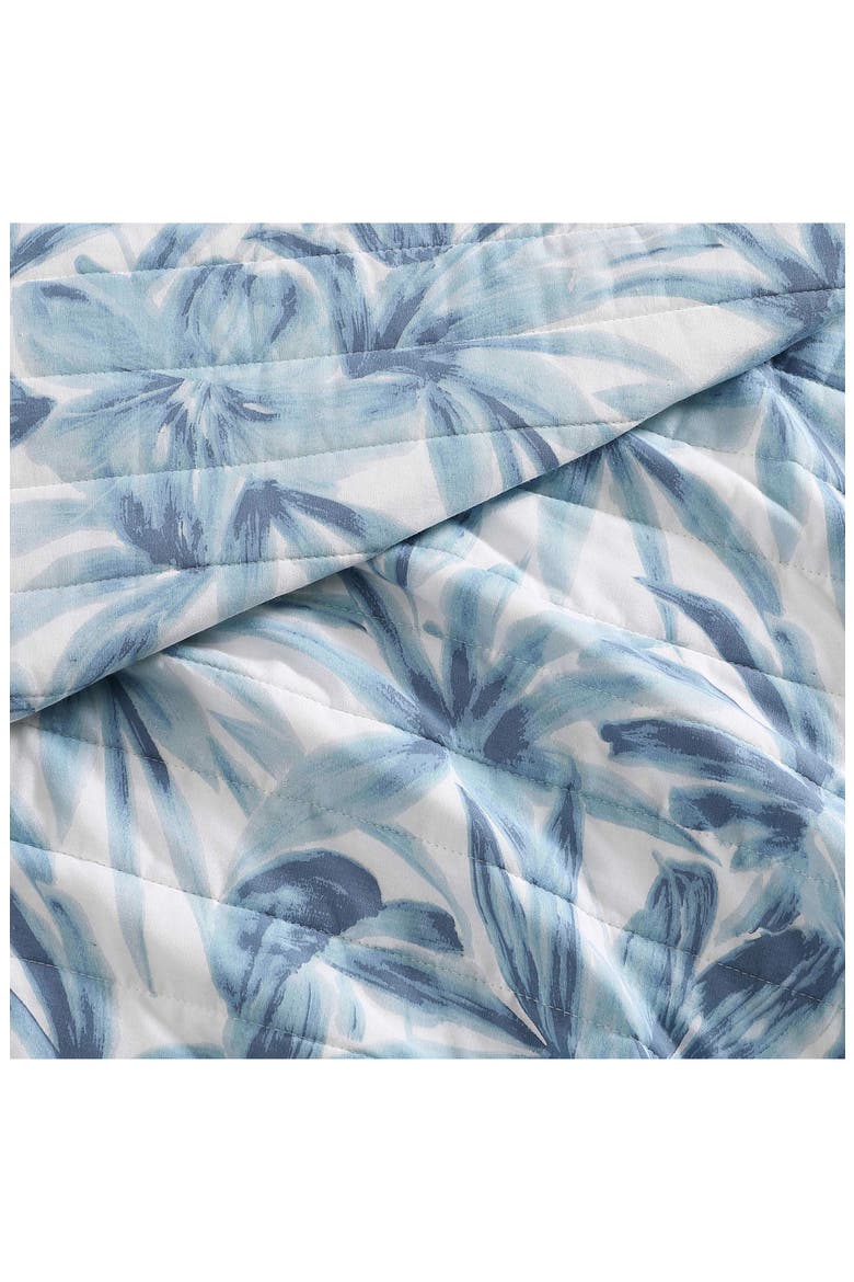 Aubrey Floral Cotton Quilt Set, Alternate, color, BLUE