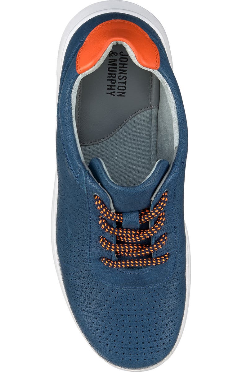 Johnston & Murphy Activate Sneaker, Alternate, color, Navy Full Grain