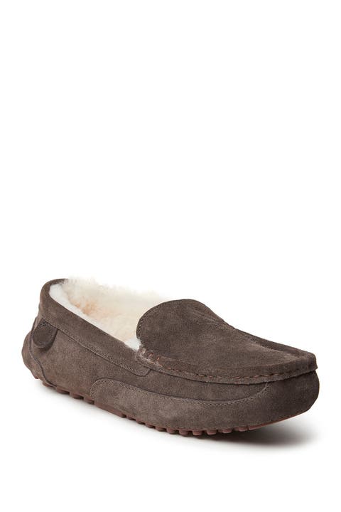 Fireside Melbourne Genuine Shearling Moccasin Slipper
