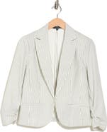 Amanda & Chelsea Amanda and Chelsea 3/4 Ruched Blazer