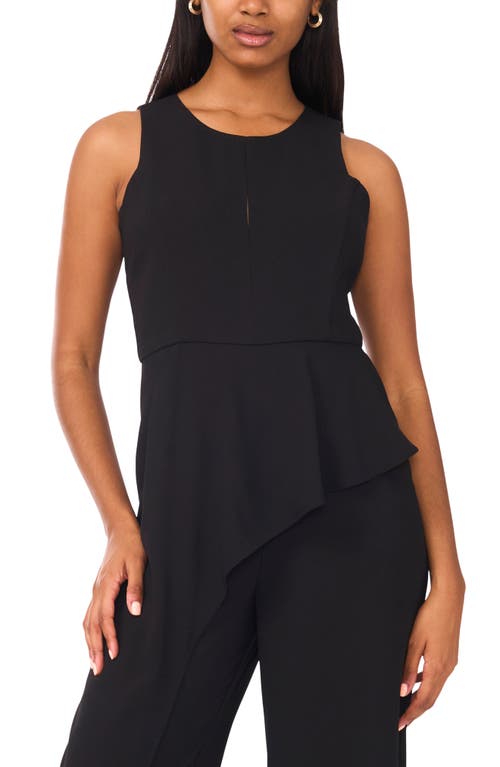 Halogen ® Asymmetrical Peplum Jumpsuit In Black