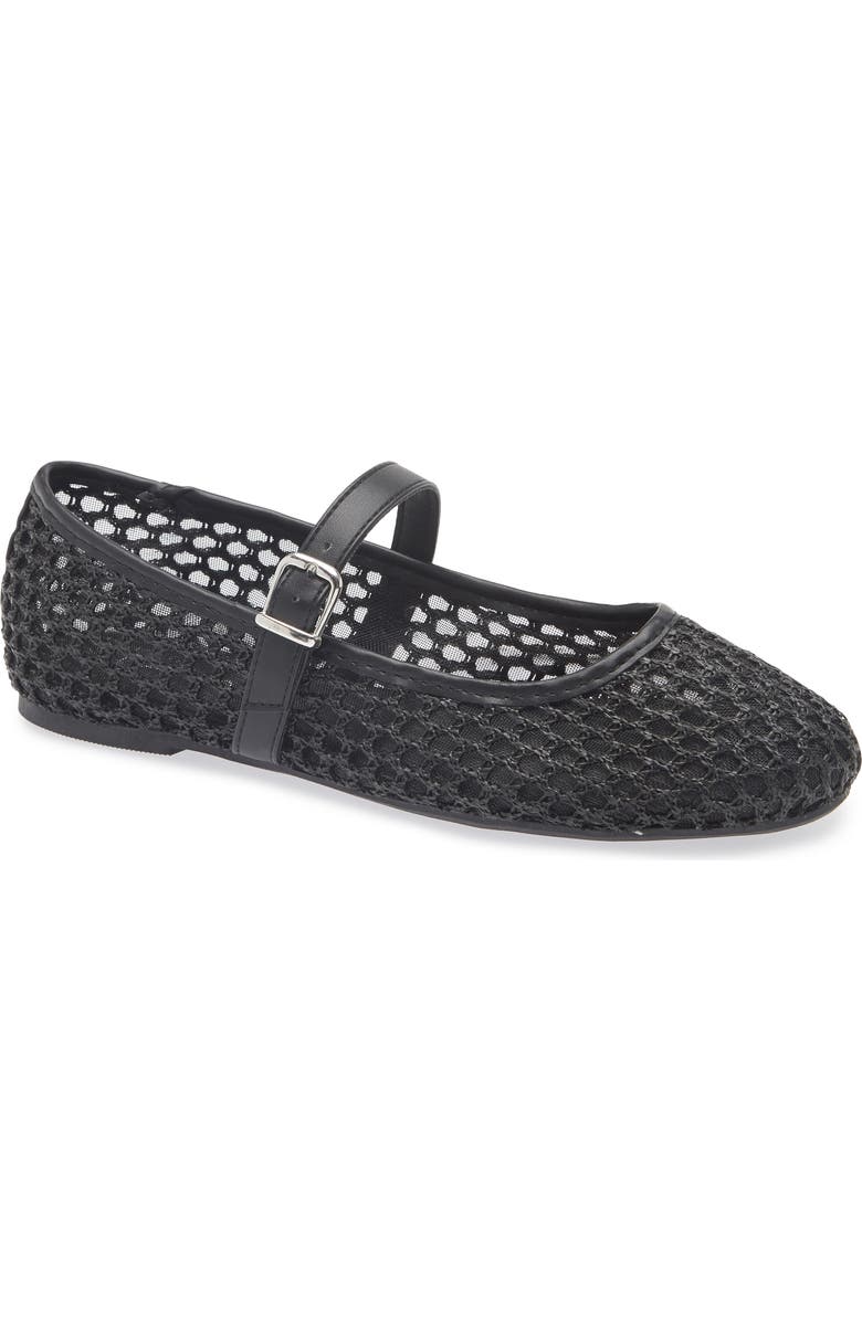 Tahari Open Weave Mary Jane Flat, Main, color,