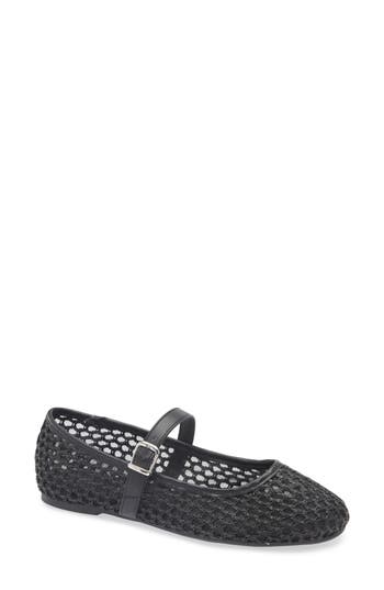 Tahari Open Weave Mary Jane Flat