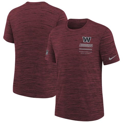 Youth Nike  Burgundy Washington Commanders Sideline Velocity Dri-FIT T-Shirt