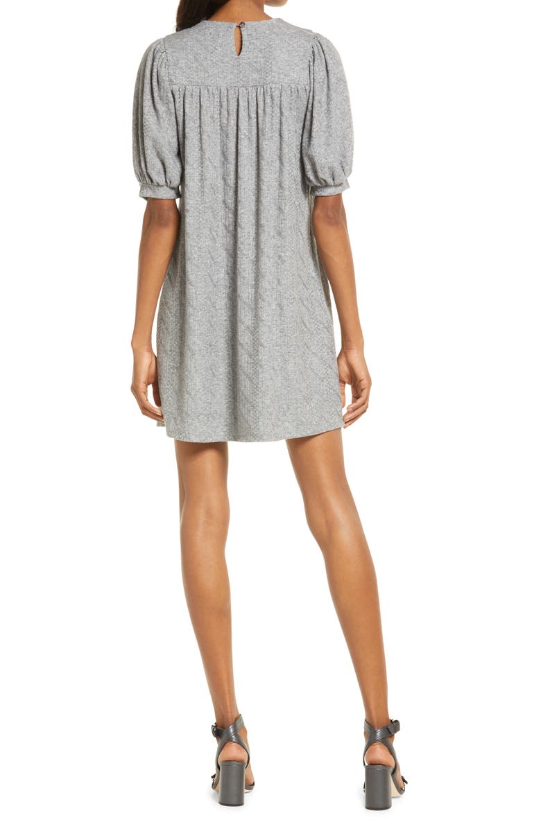 dRA Jenny Shift Dress, Alternate, color, Grey