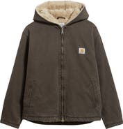 Carhartt Work In Progress Mitch Fleece Lined Hooded Jacket