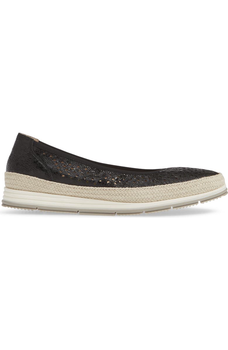 VANELi Quartz Perforated Espadrille Flat, Alternate, color,