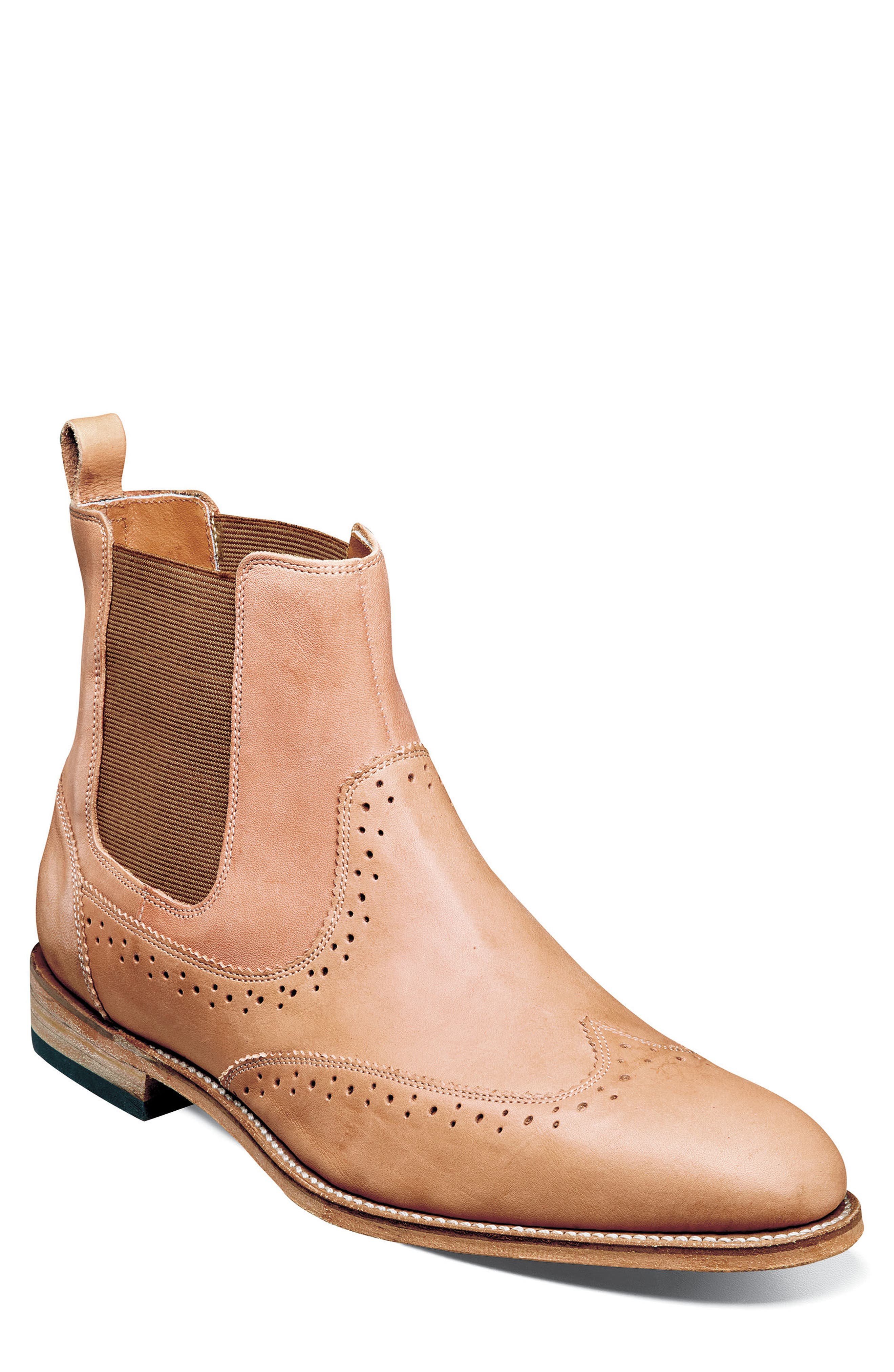 Stacy Adams M2 Wingtip Chelsea Boot, Main, color, 