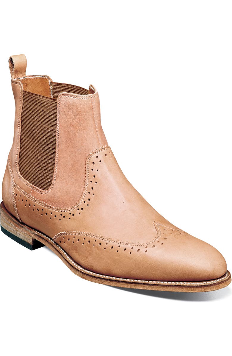 Stacy Adams M2 Wingtip Chelsea Boot, Main, color,