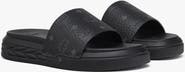 MCM Visetos Slide Sandals