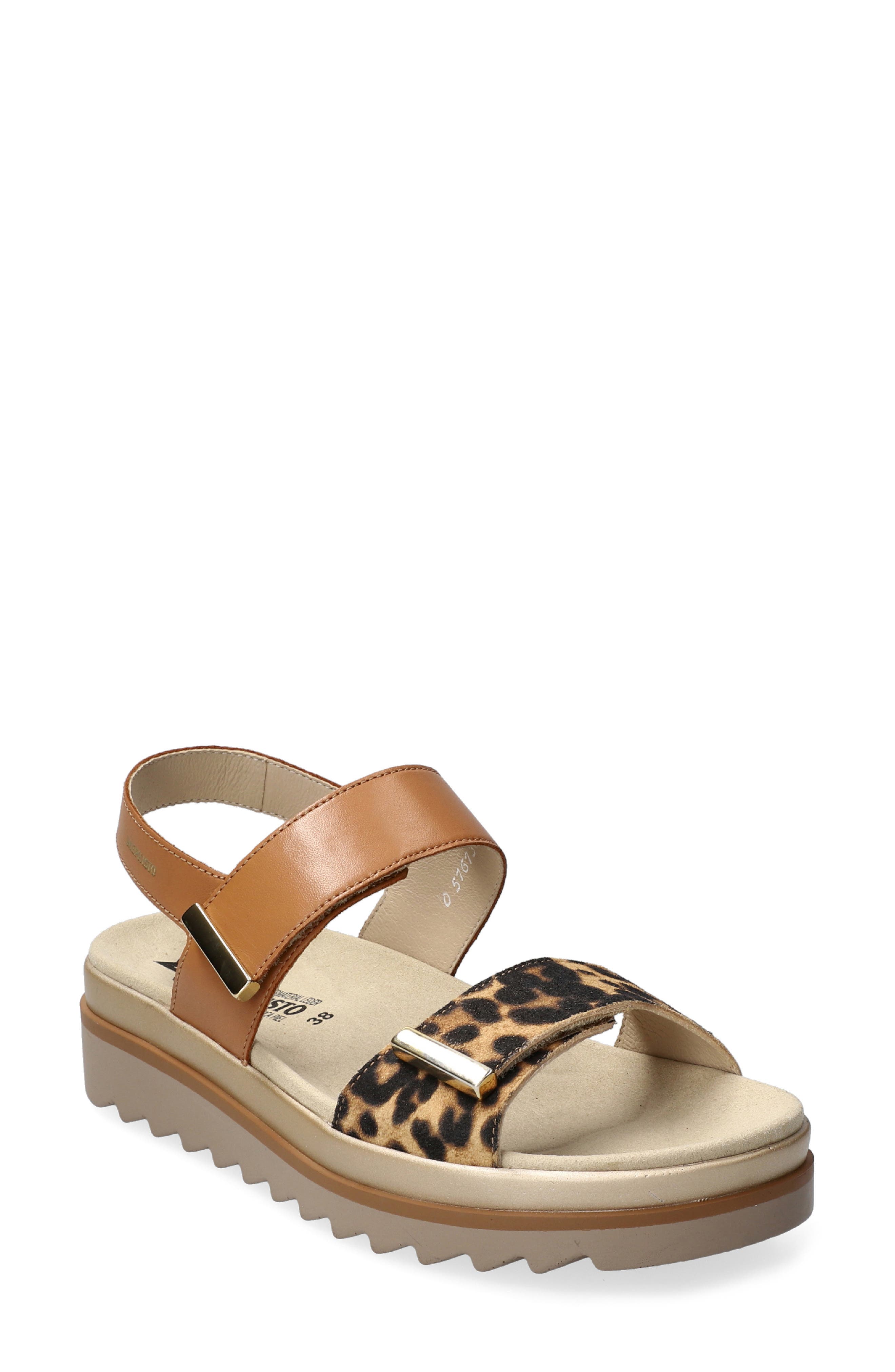 Mephisto Dominica Platform Sandal, Main, color, Brown