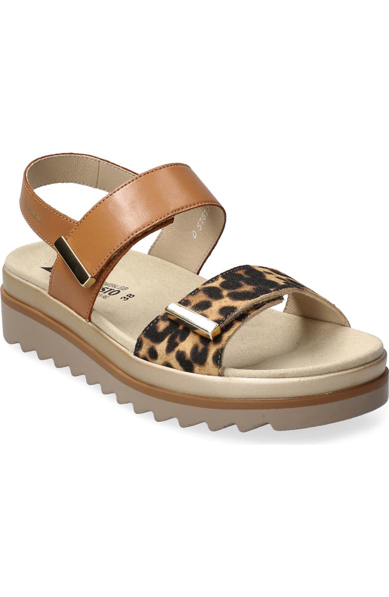 Mephisto Dominica Platform Sandal, Main, color, Brown