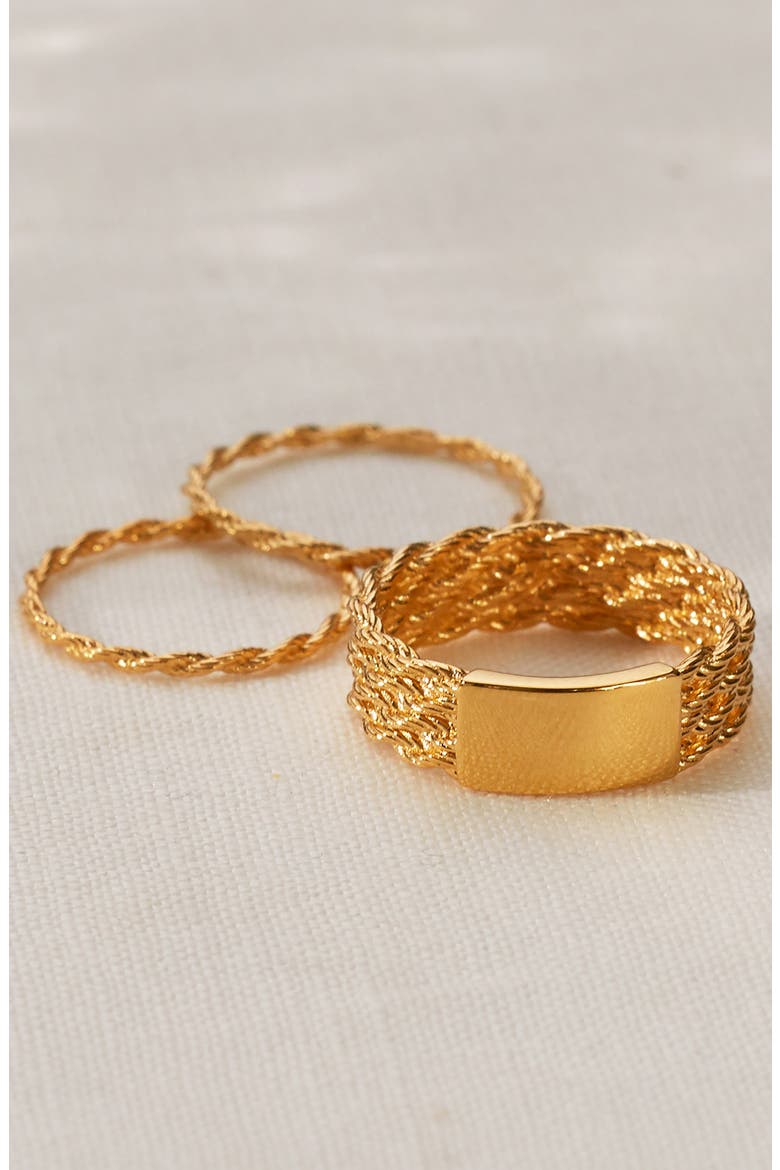 Corda Ring, Alternate, color, YELLOW GOLD
