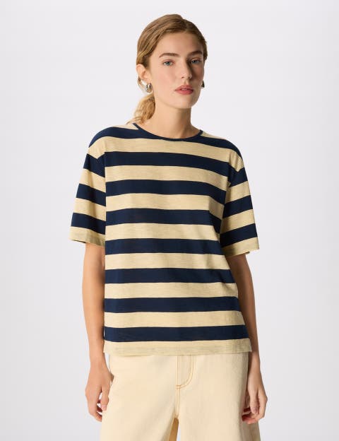 Wide Stripe T-Shirt