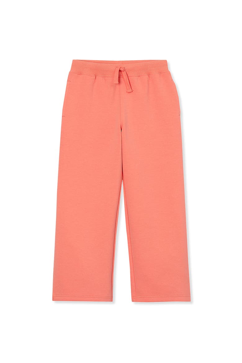 Girls Plus Wide Leg Knit Pants, Alternate, color, Light Coral