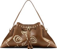 Arezzo Medium Alba Leather Shoulder Bag