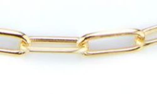 Ember Fine Jewelry Paper Clip Chain Bracelet In Gold