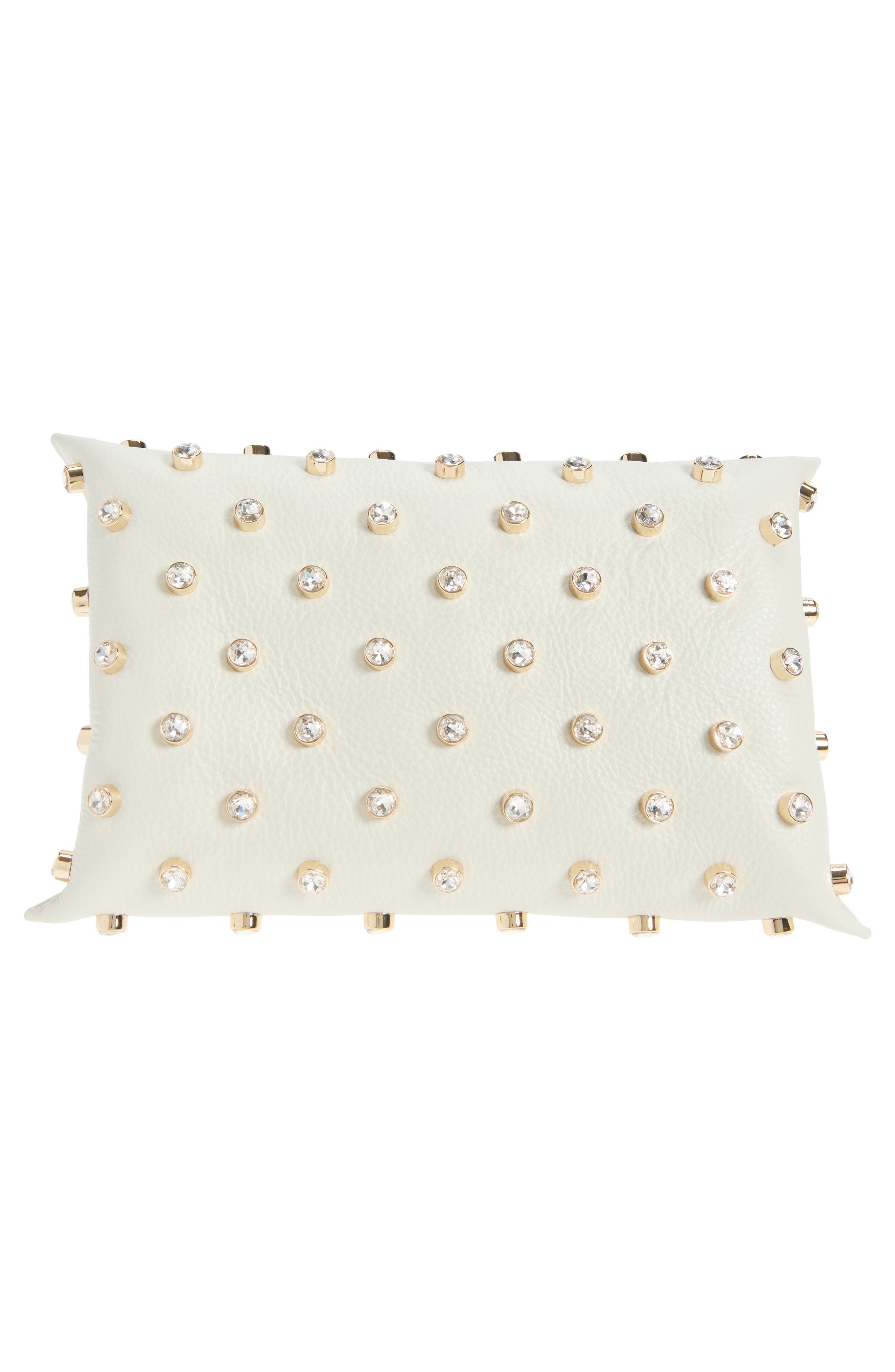 Altuzarra Origami East/West Baguette Bag, Alternate, color, 380102 Ivory/ Crystal