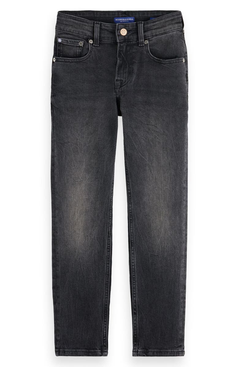 Scotch & Soda Kids' Dean Loose Tapered Jeans, Main, color, Black