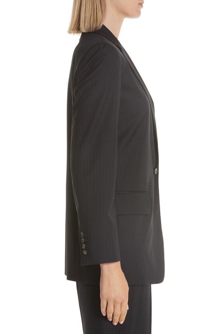 Laser Single Button Wool Jacket, Alternate, color, ULTRAMARINE