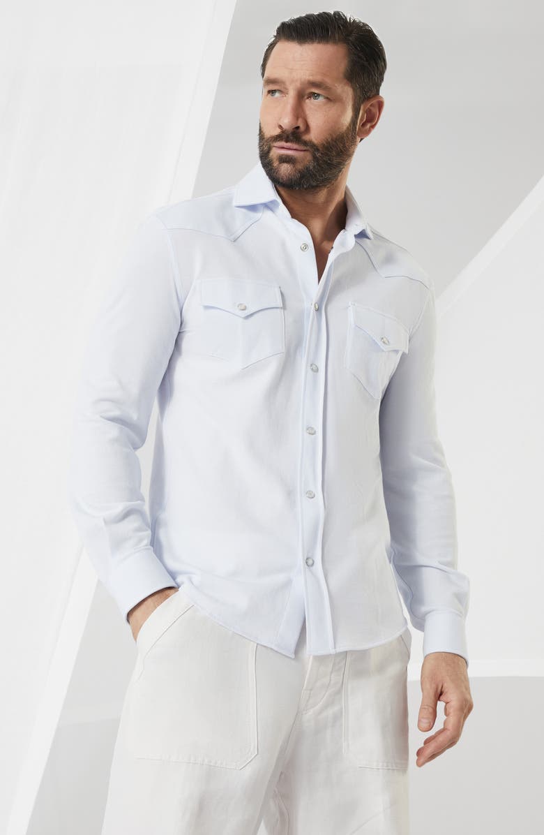 Brunello Cucinelli Piqué shirt, Alternate, color,