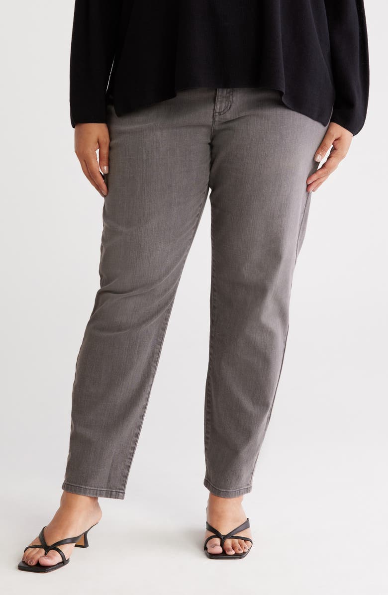 Eileen Fisher High Waist Slim Fit Jeans, Main, color, 
