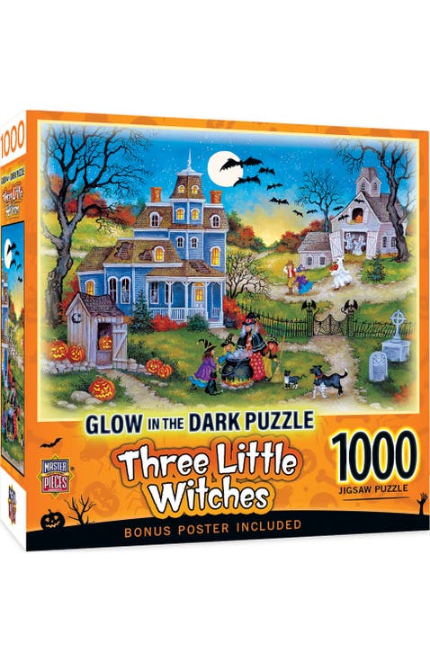 Three Little Witches 1000pc Glow Puzzle