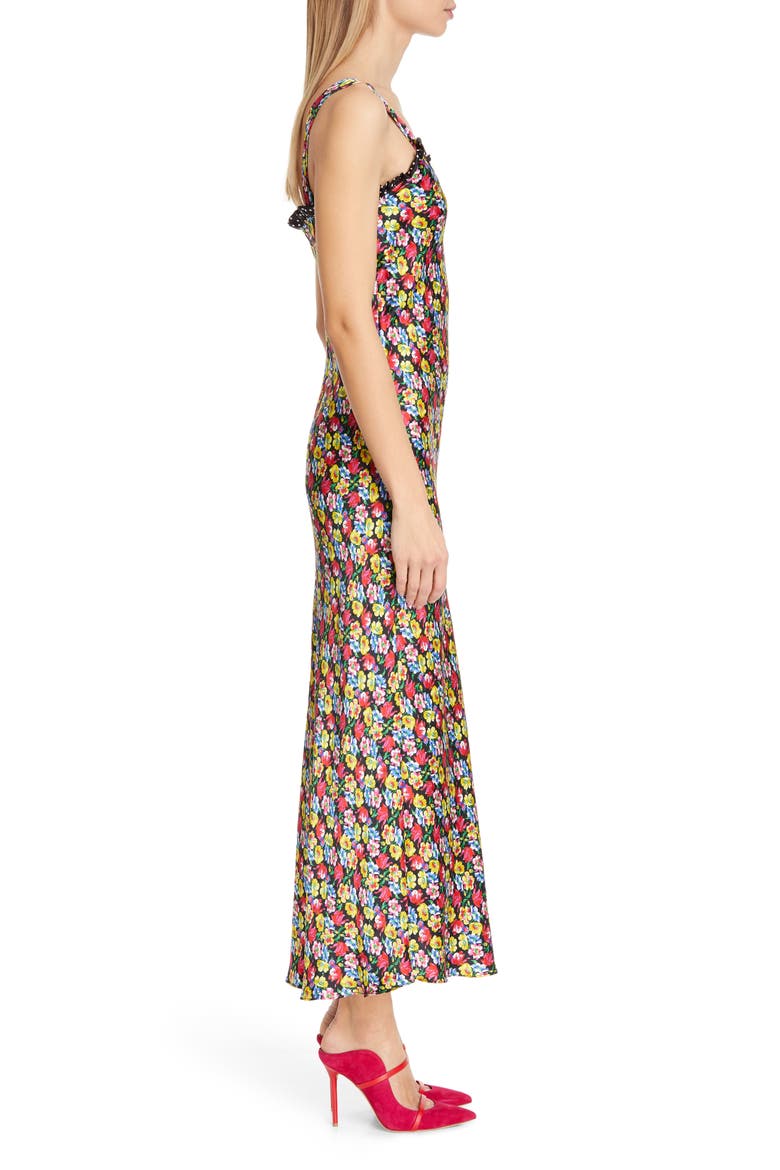 Juliet Floral & Polka Dot Print Dress, Alternate, color, POP FLORAL POLKA DOT