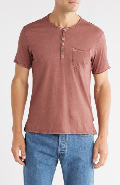Rex Sublime Wash Organic Cotton Short Sleeve Henley