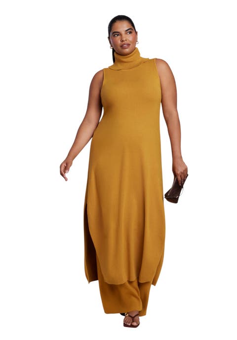Turtleneck Sweater Midi Dress (plus)