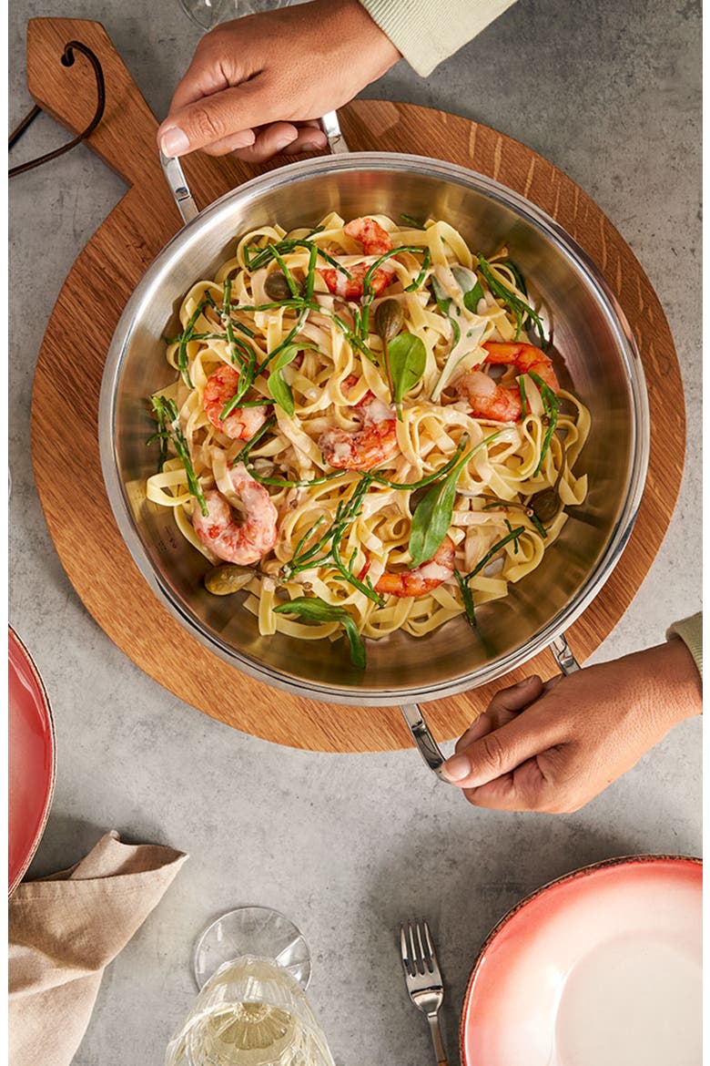 Original-Profi Collection Stainless Steel Serving Pan, Alternate, color, Stainless Steel