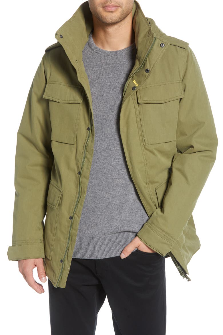The Radar Waterproof Field Jacket, Main, color, LODEN