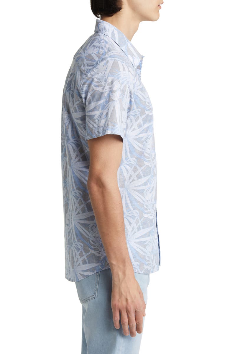 TravisMathew Doldroms Short Sleeve Button-Up Shirt, Alternate, color,