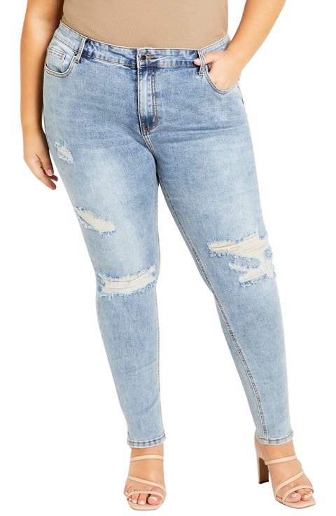 Asha Fit Jojo High Waist Skinny Jeans (Plus)