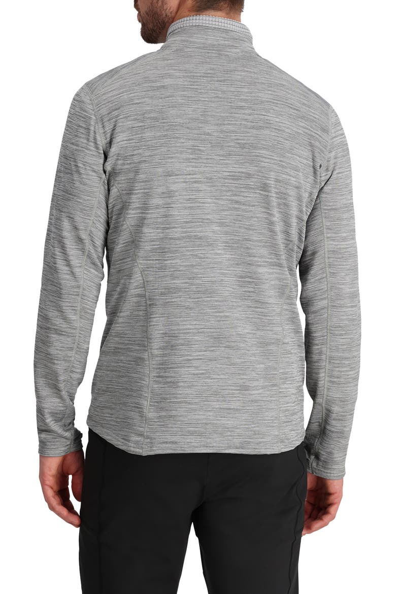 Vigor Half Zip Fleece Pullover, Alternate, color, GREY HEATHER