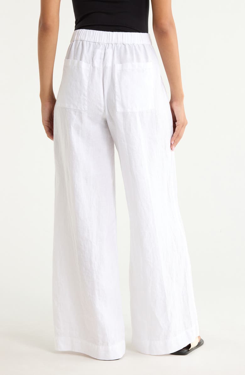 Frank & Eileen Madeline Wide Leg Pants, Alternate, color, White