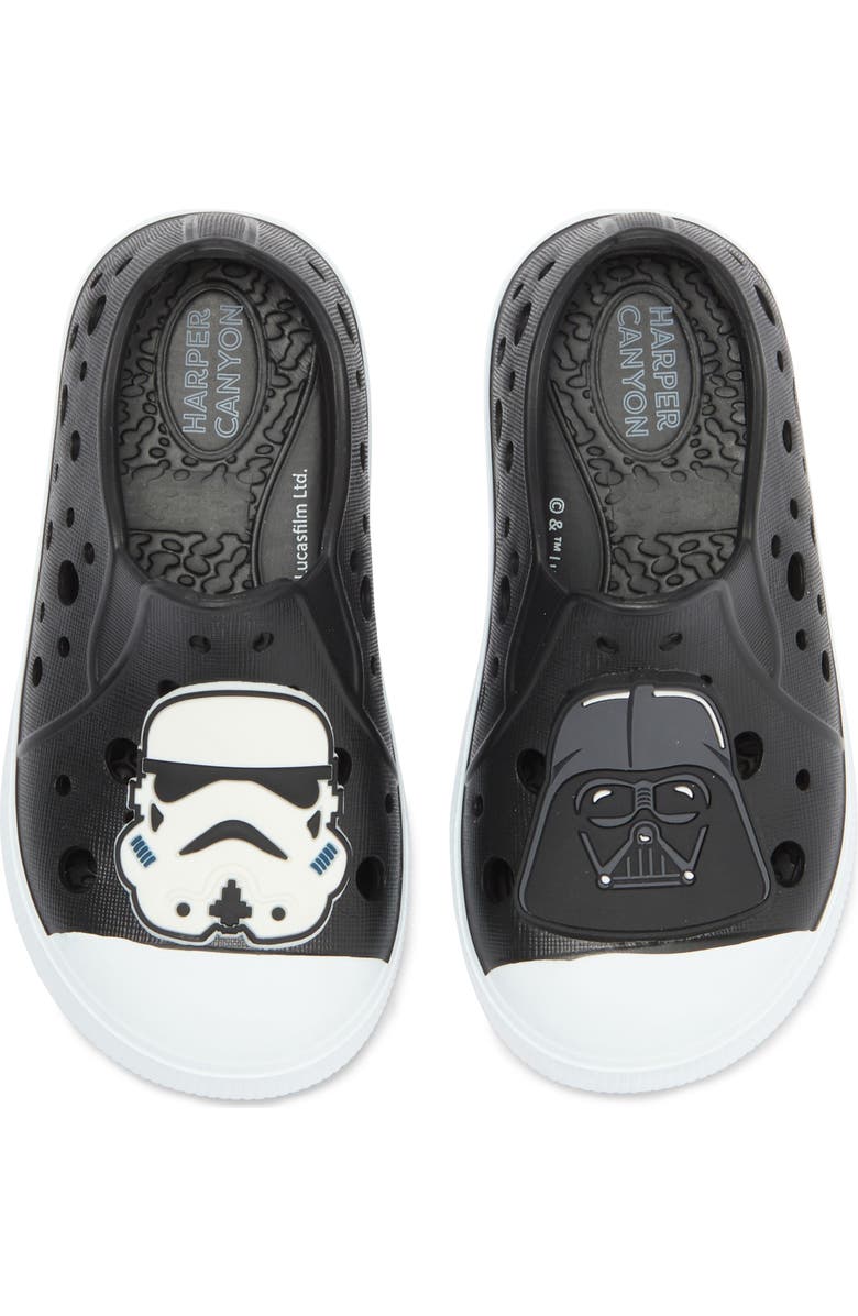 Harper Canyon Kids' Star Wars Water Sneaker, Alternate, color, Black