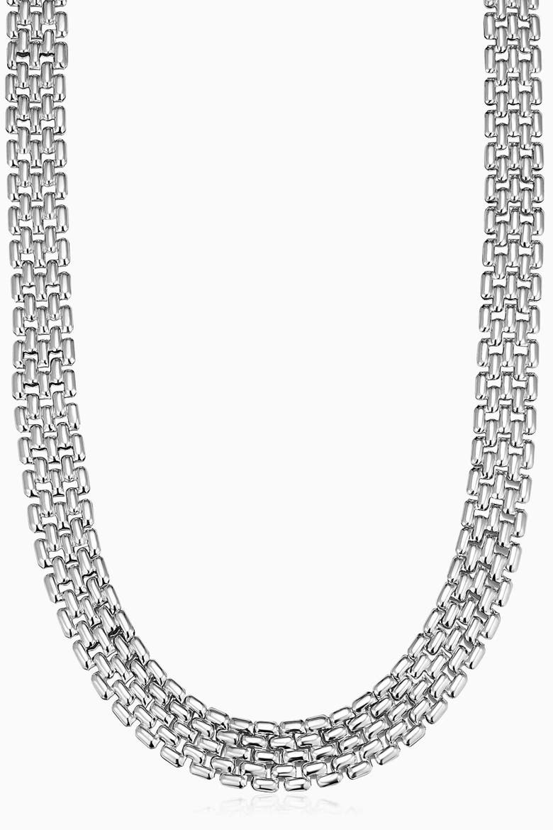 The Panther Necklace in Sterling Silver, Main, color, Silver