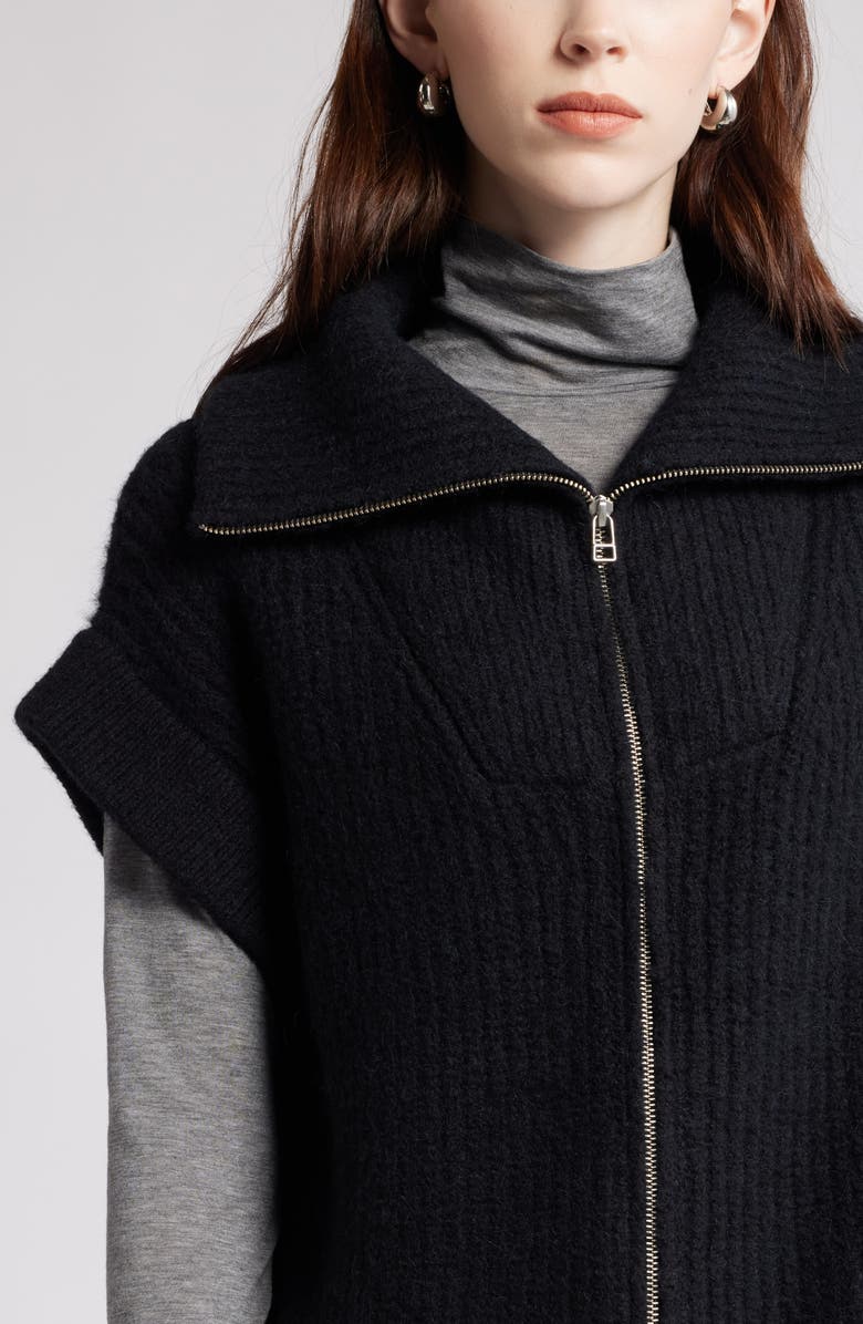 Nordstrom Rib Zip-Up Sweater Vest, Alternate, color,