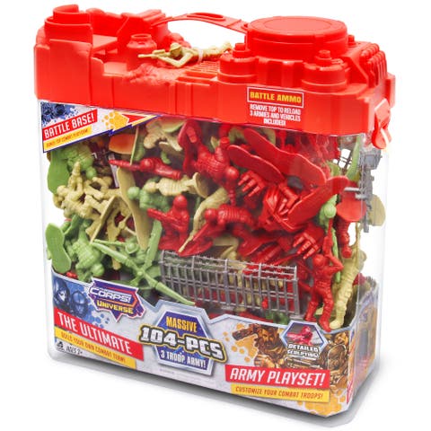 The Corps! Universe Army Playset, 104 Pieces