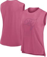 FANATICS Women's Fanatics Pink Tampa Bay Buccaneers Studio Embrace Tank Top