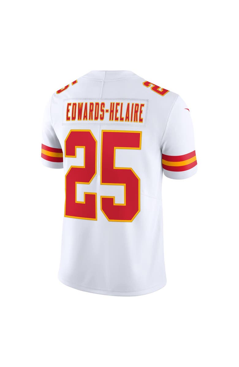 Nike Men's Nike Clyde Edwards-Helaire White Kansas City Chiefs Vapor Limited Jersey, Alternate, color, 