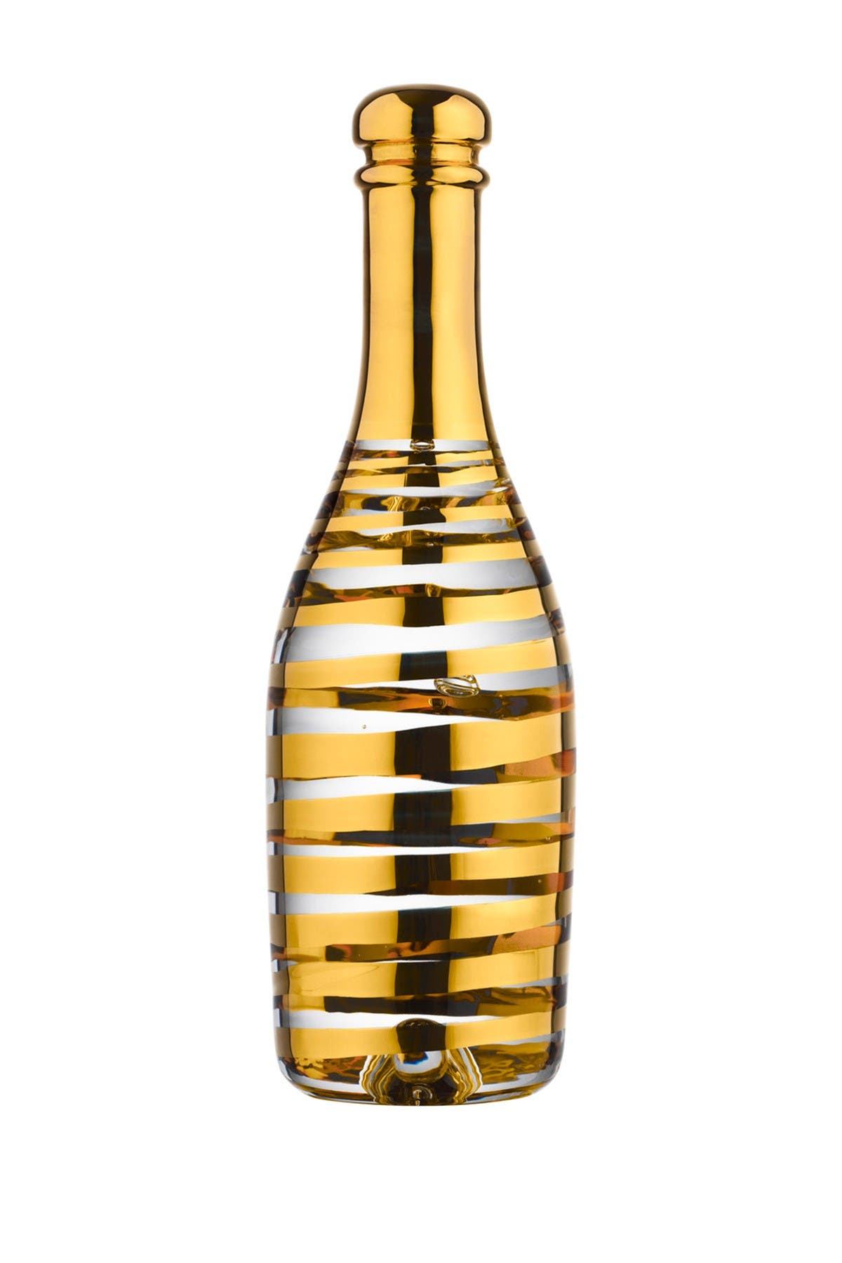 Kosta Boda Crystal Celebrate Champagne Bottle - Gold | Nordstromrack