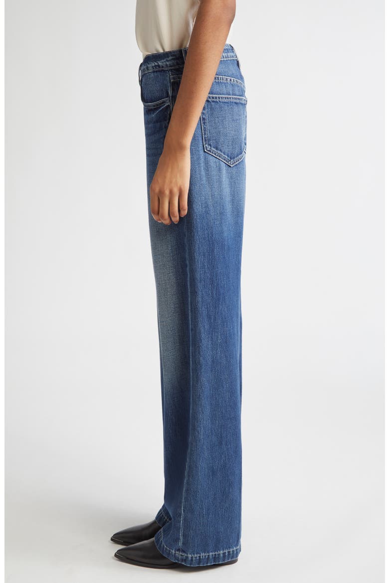 Clayton High Waist Wide Leg Jeans, Alternate, color, ORELLA