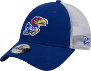 New Era Men's New Era  Royal Kansas Jayhawks Trucker 9FORTY Adjustable Hat