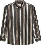 BP. Stripe Cotton Button-Down Shirt