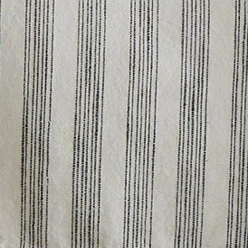 Tag Set Of 2 Black Check & Stripe On Beige Background Cotton Kitchen Dishtowels 26l X 18w In. In Multi