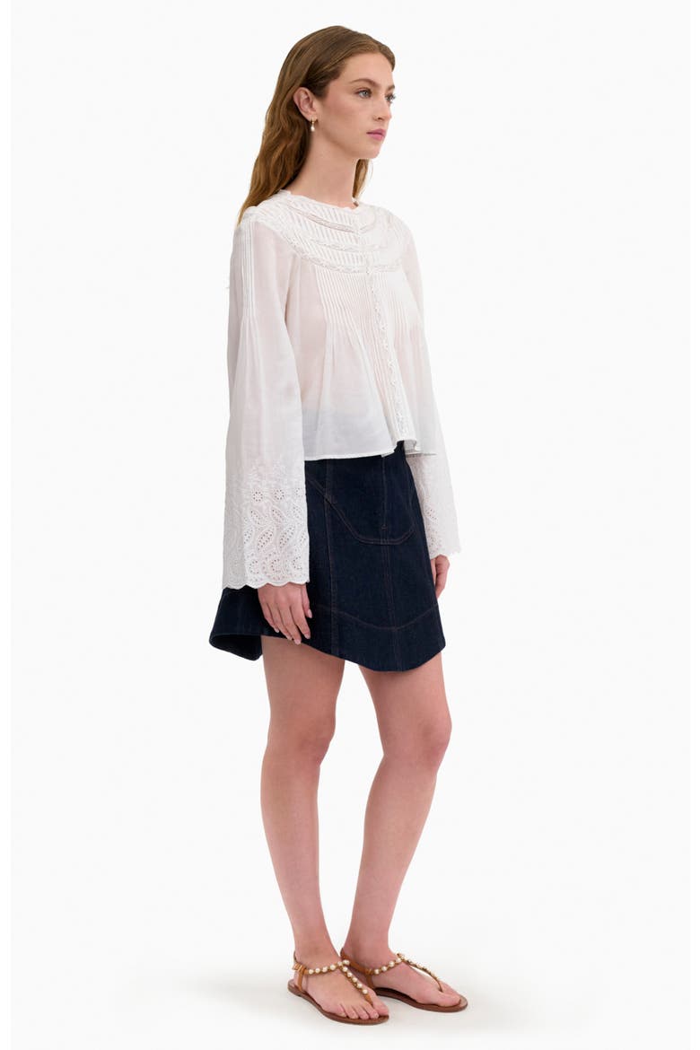 Sabine Blouse, Alternate, color, Ivory