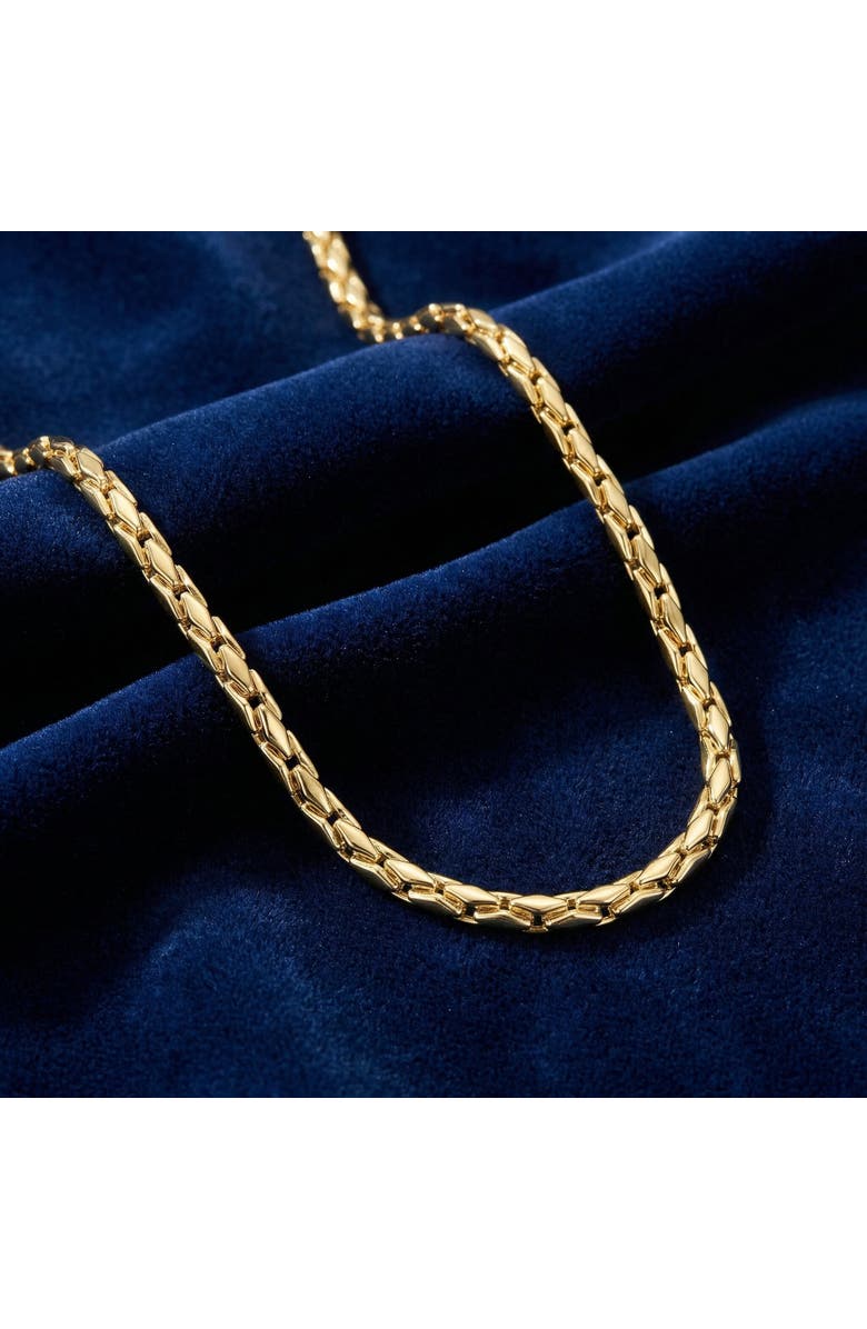 Bliss Diamond 14k Gold Women's 24" Chain Necklace 26 Grams 4.5mm Thick, Alternate, color, 14K Yellow Gold